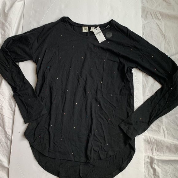 GAP Other - 🍀 $10 3/$25! NWT $25 Gap Kids black cotton L/S t shirt 14 16